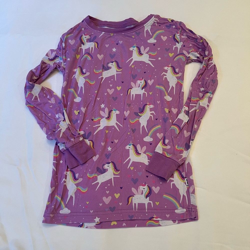 Little Sleepies Purple Unicorn Pajama Set
